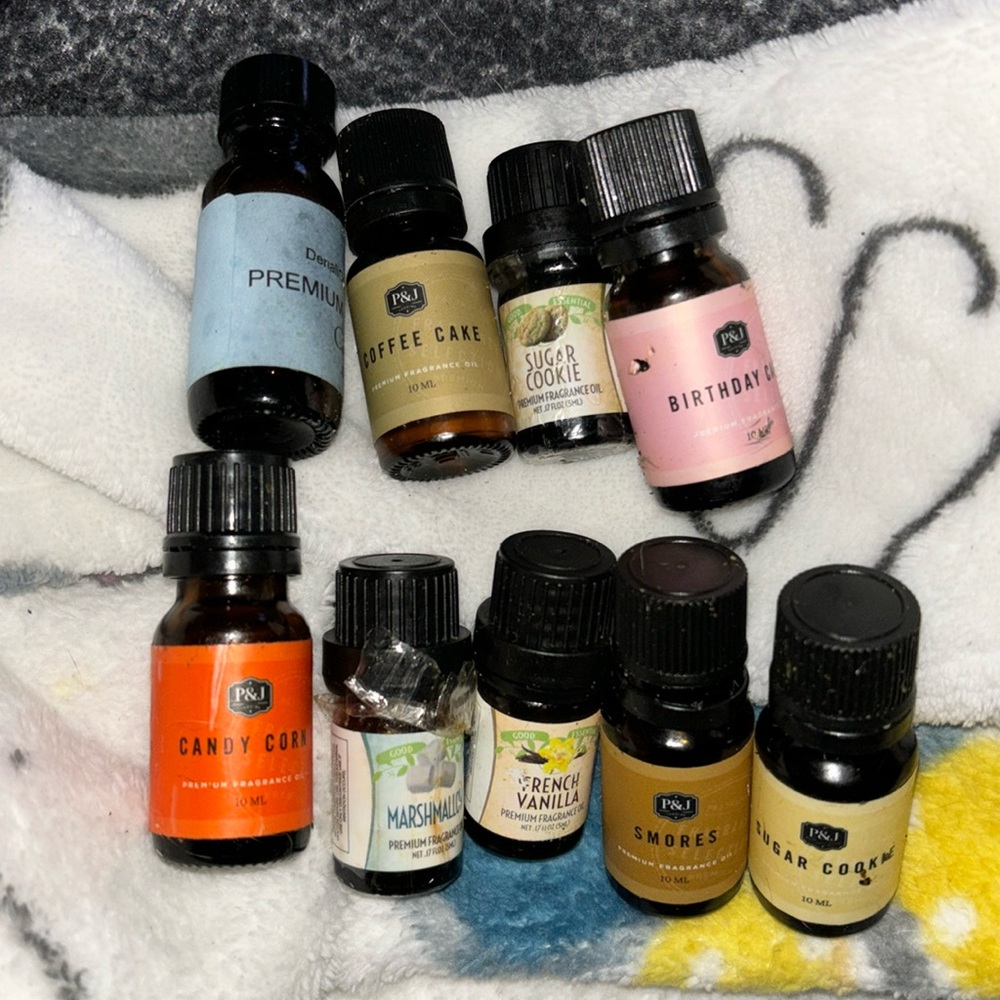 DIY sweets and dessert, essential oils